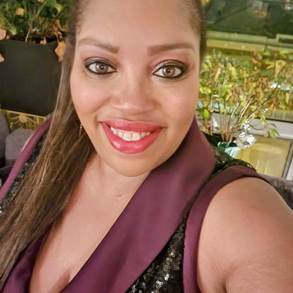 Venus Wine 3X Sequin Jumpsuit W/ Black Tuxedo Collar. Perfect for the holidays.